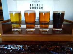 Flight of 4 Beers - Beer and Food